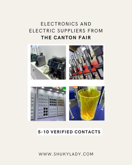 Canton Fair Supplier Contact– Electronics Edition + Pro Shopping Tips (1st Edition)