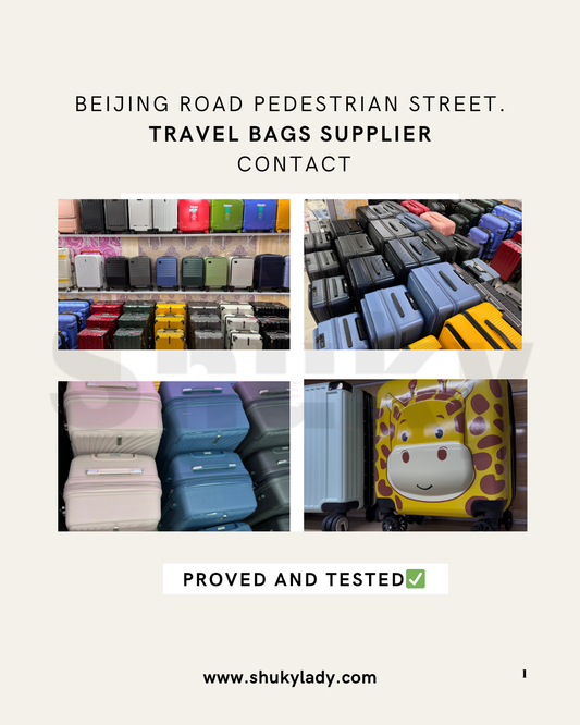 Luggage and travel bags supplier contact
